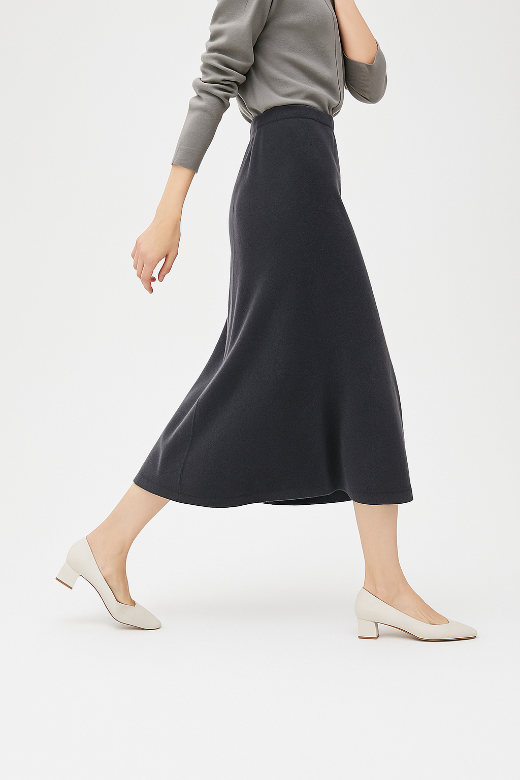 Nives | Women’s Knit Maxi Skirt — TOPNEWPLACE (view 7)