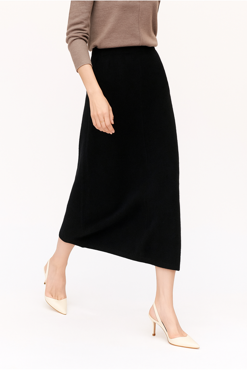 Nives | Women’s Knit Maxi Skirt — TOPNEWPLACE (view 9)