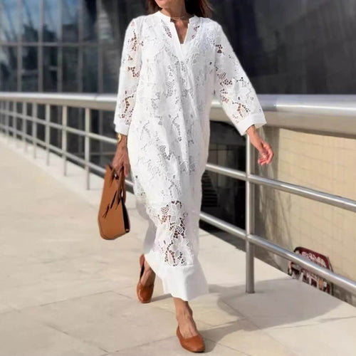 Women's Lace Caftan Maxi Dress — view 1