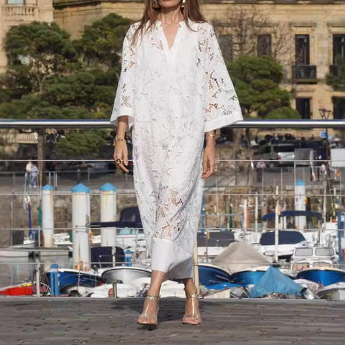 Women's Lace Caftan Maxi Dress — view 2
