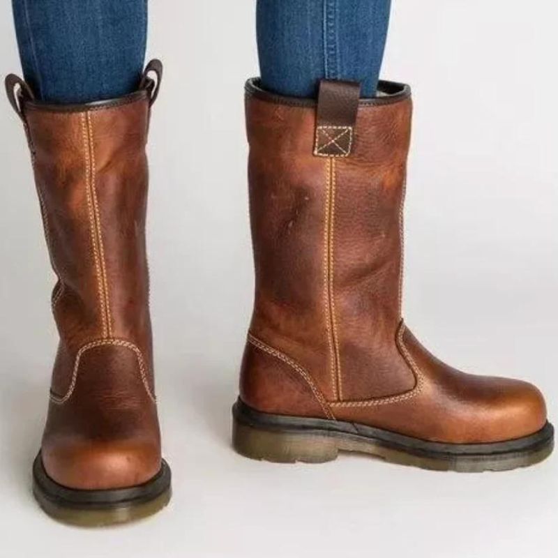 Lorkan | Men's Shearling-Lined Fold-Down Leather Boots