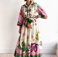 Women's Wrap Long Sleeve Maxi Dress — view 1