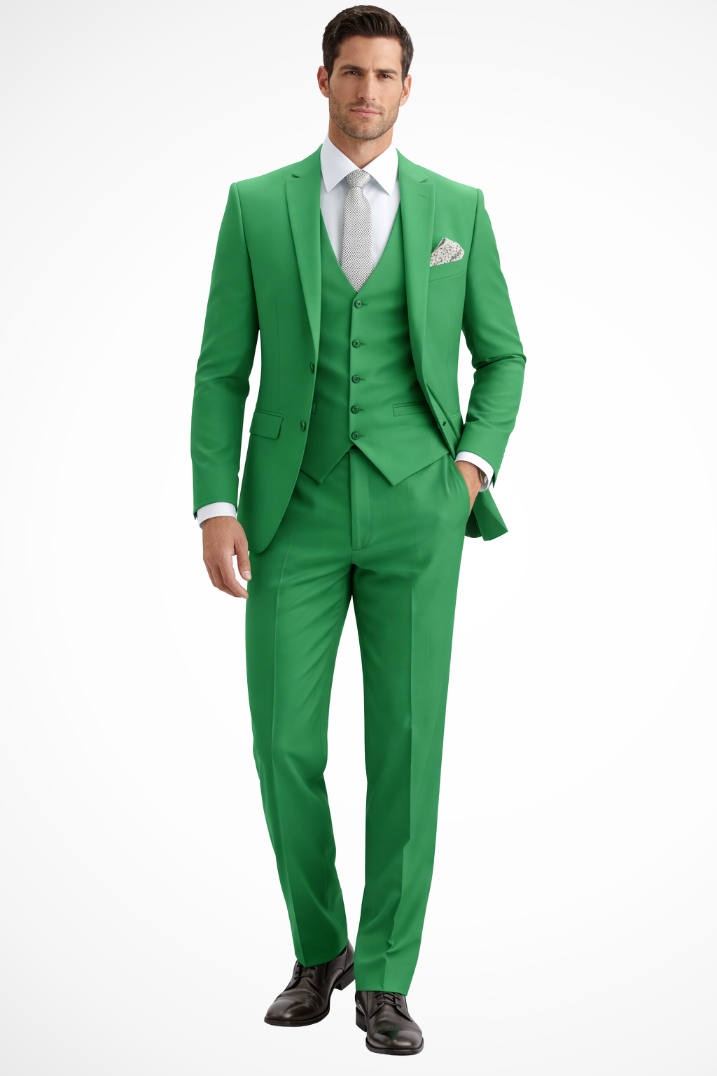 Ilmar | Men's Slim Fit Three-Piece Suit with Peak Lapel
