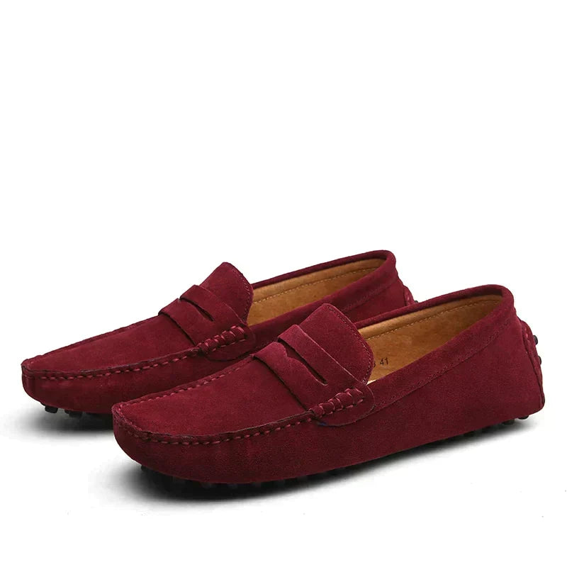 Maurits | Men's Suede Slip-On Fit Loafers