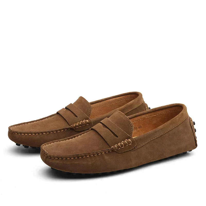 Maurits | Men's Suede Slip-On Fit Loafers