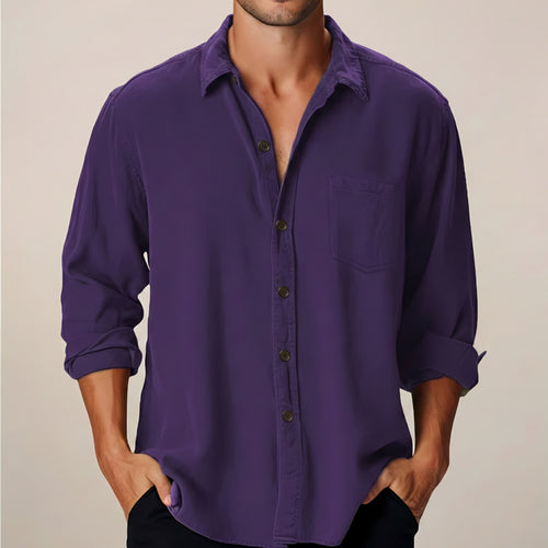 Men's Long Sleeve Button-Up Shirt — view 2