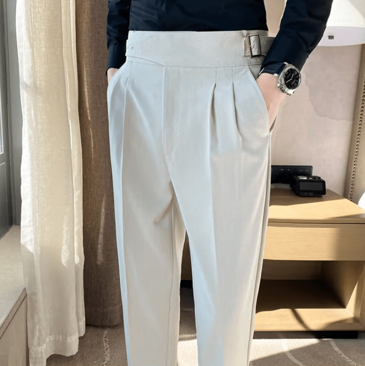Peter | Men’s Straight Fit Casual Trousers