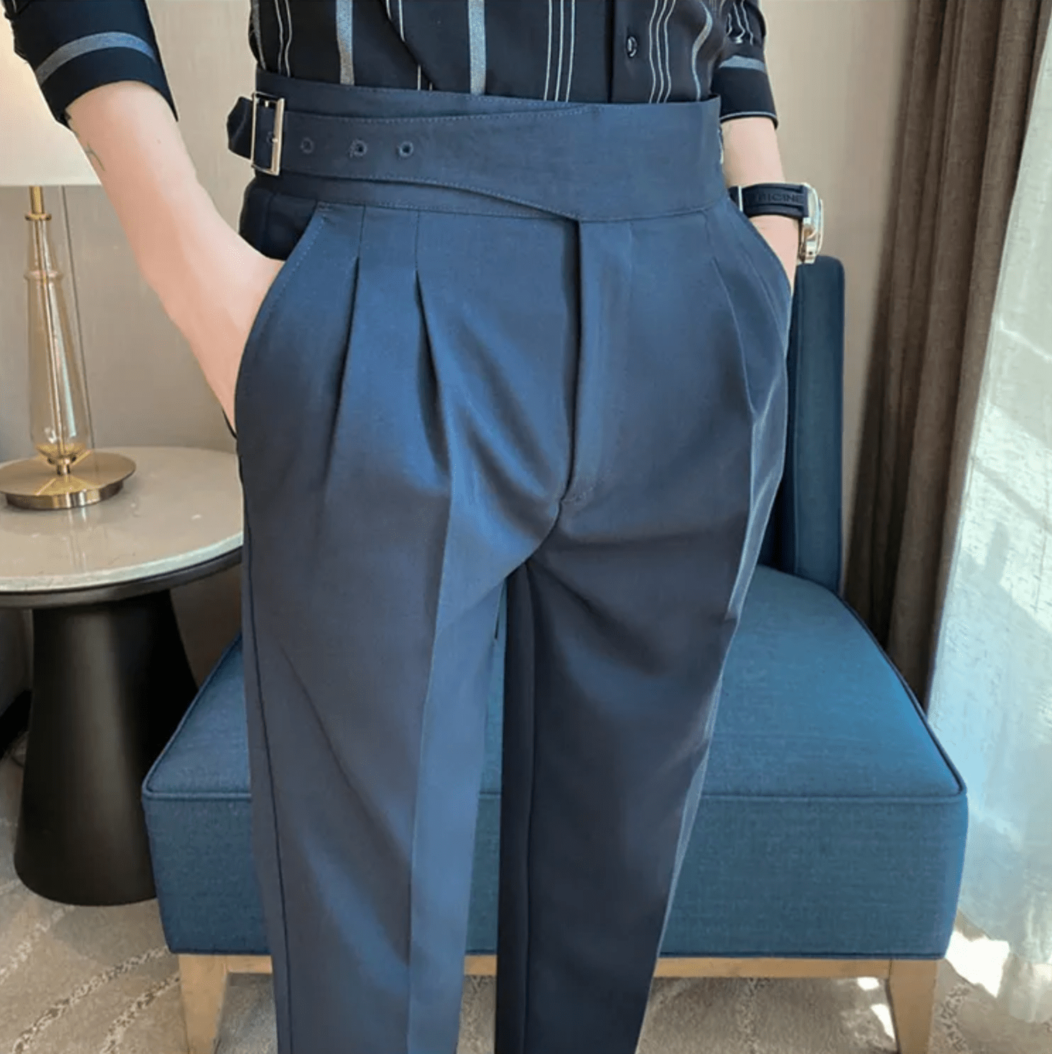 Peter | Men’s Straight Fit Casual Trousers