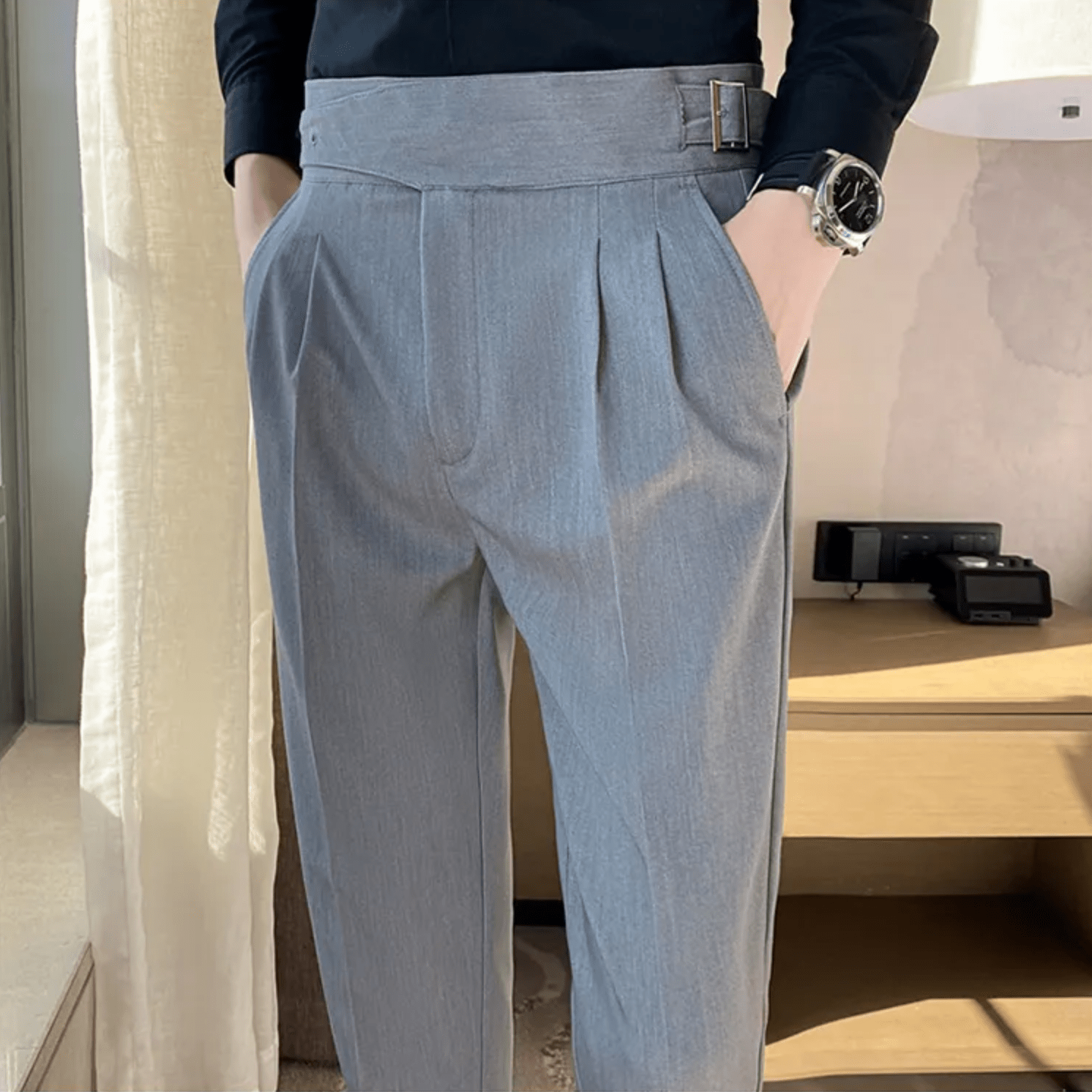 Peter | Men’s Straight Fit Casual Trousers