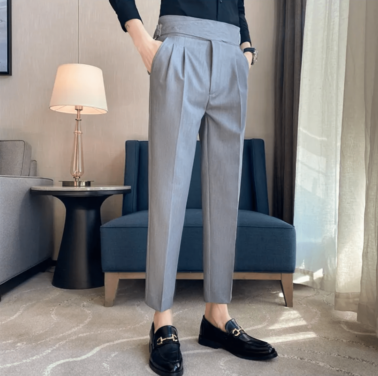 Peter | Men’s Straight Fit Casual Trousers