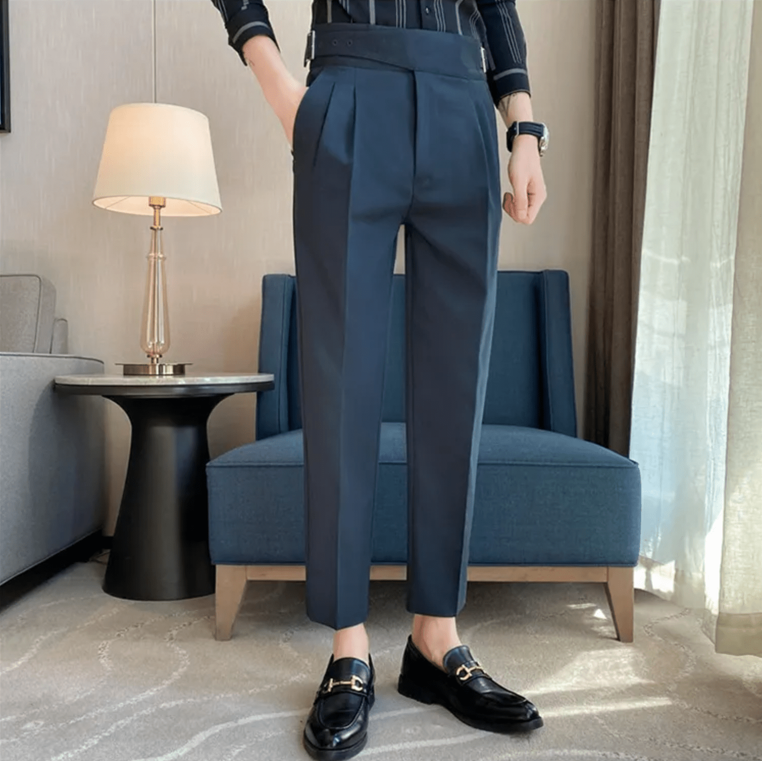 Peter | Men’s Straight Fit Casual Trousers