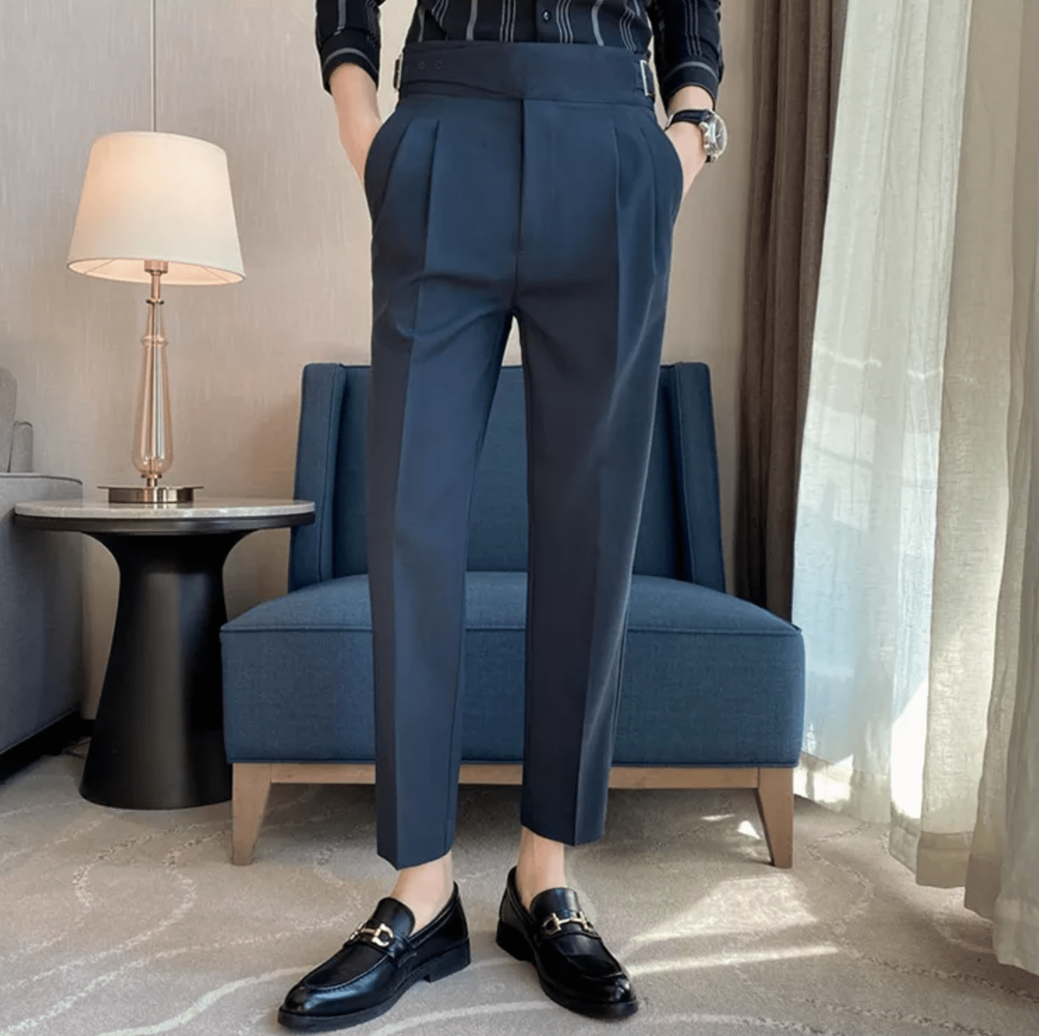 Peter | Men’s Straight Fit Casual Trousers