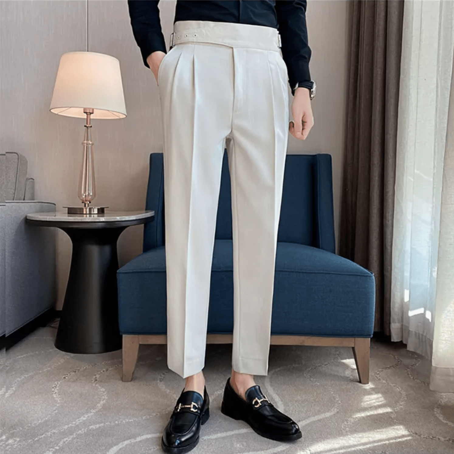 Peter | Men’s Straight Fit Casual Trousers