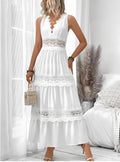 Women's Sleeveless Lace Maxi Dress — view 1