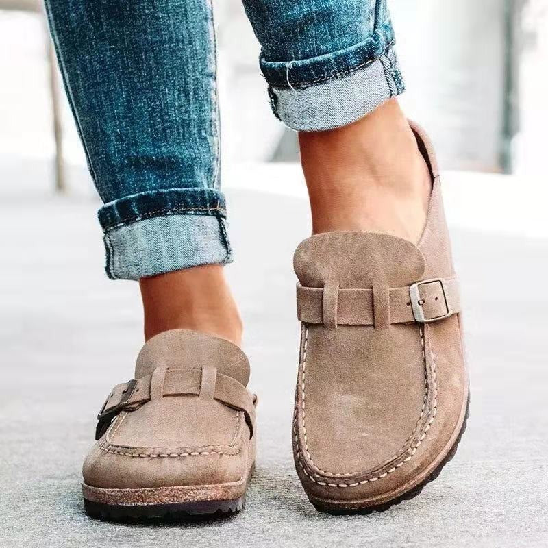 Ginevra | Women’s Open Heel Buckle Strap Sandals — TOPNEWPLACE