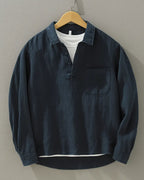 Ewald | Men's Cotton-Linen Popover Shirt