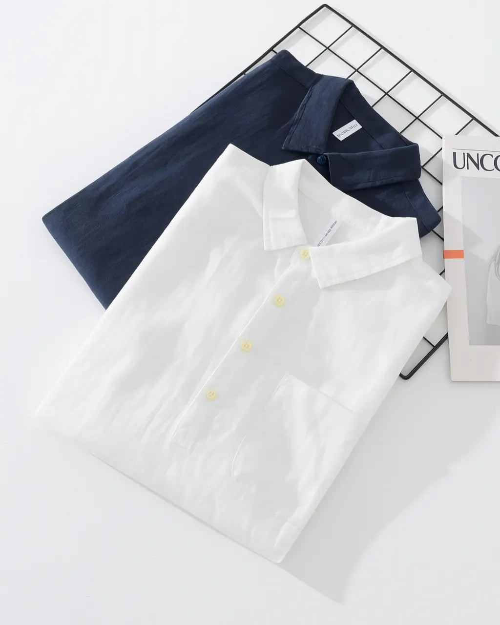 Ewald | Men's Cotton-Linen Popover Shirt
