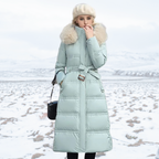 Lucia | Designer Winter Parka with Fur Hood