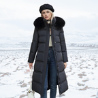 Lucia | Designer Winter Parka with Fur Hood