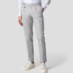 Men's Linen Blend Suit Set Smart Tailored Everyday Business Look