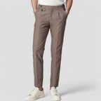 Men's Linen Blend Suit Set Smart Tailored Everyday Business Look
