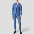 Men's Linen Blend Suit Set Smart Tailored Everyday Business Look