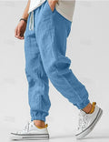 Falk | Men's Linen Relaxed Fit Jogger Trousers