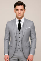 Men's Three-Piece Slim Fit Suit — view 3