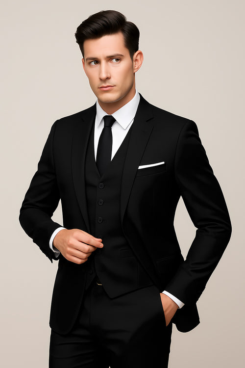 Men's Three-Piece Slim Fit Suit — view 2