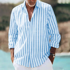 Men's Long Sleeve Striped Shirt — view 1