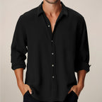 Men's Long Sleeve Button-Up Shirt — view 4