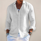 Men's Linen Long Sleeve Shirt — view 2