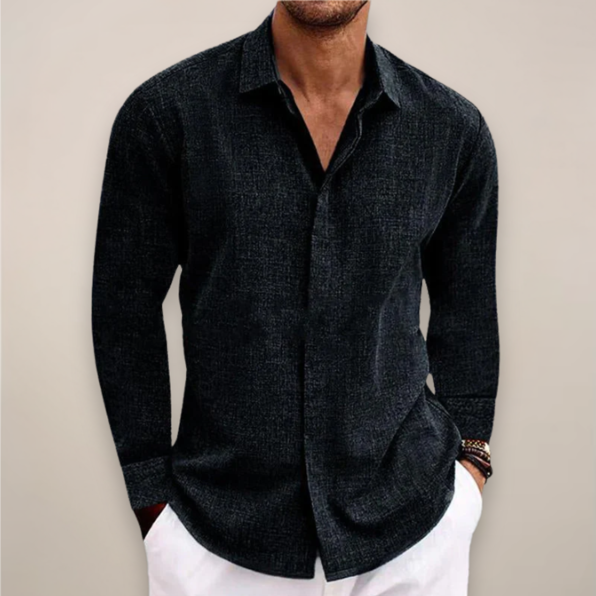 Dariole | Men’s Long Sleeve Button-Up Shirt