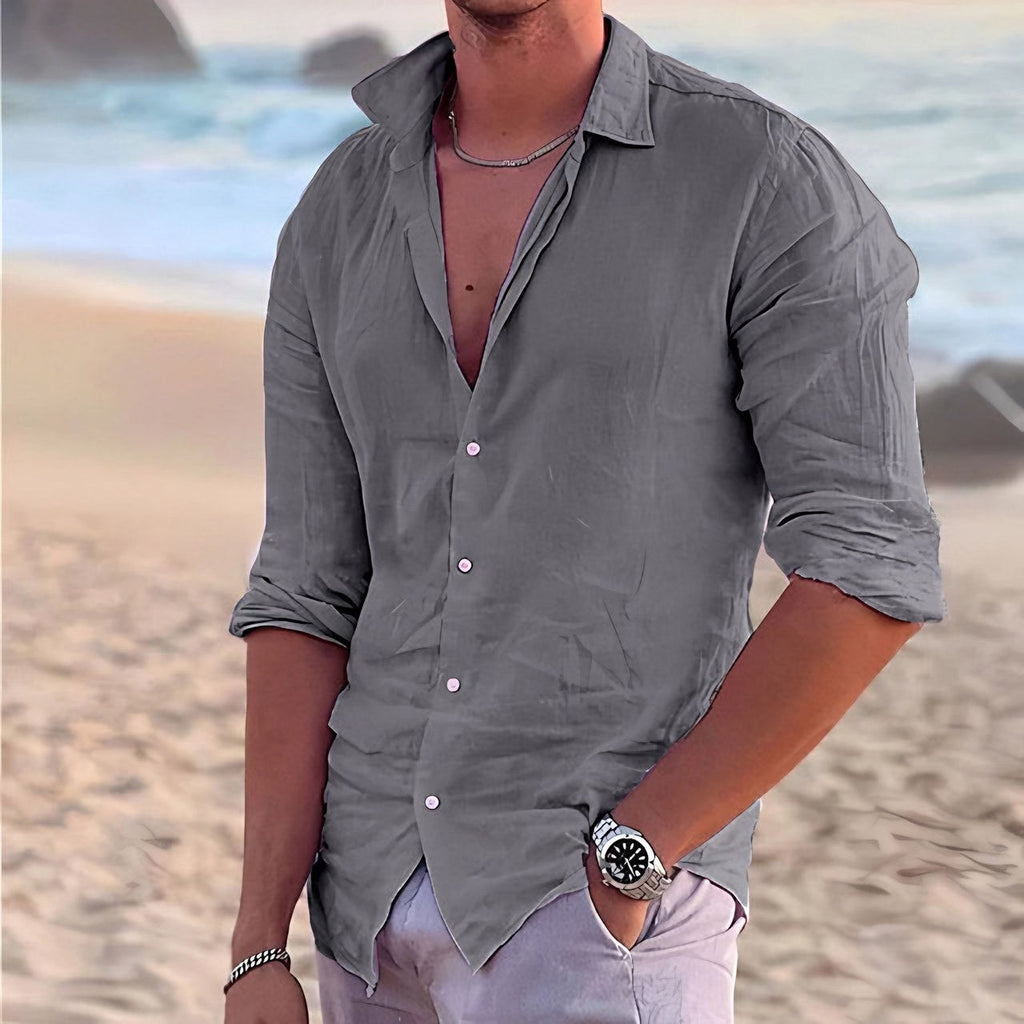 Men's Long Sleeve Summer Shirt — view 9
