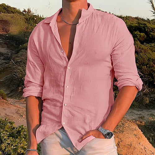 Men's Long Sleeve Summer Shirt — view 2