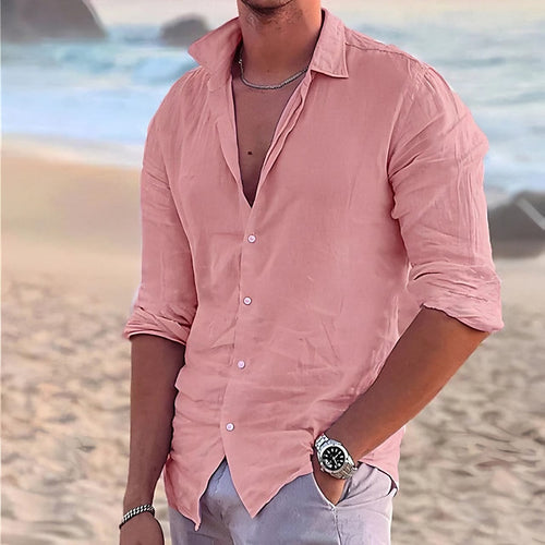 Men's Long Sleeve Summer Shirt — view 1