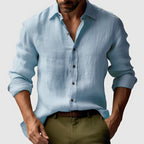 Men's Long Sleeve Button-Up Shirt — view 3