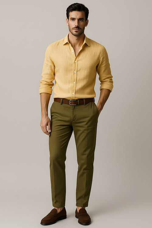 Men's Long Sleeve Button-Up Shirt — view 1