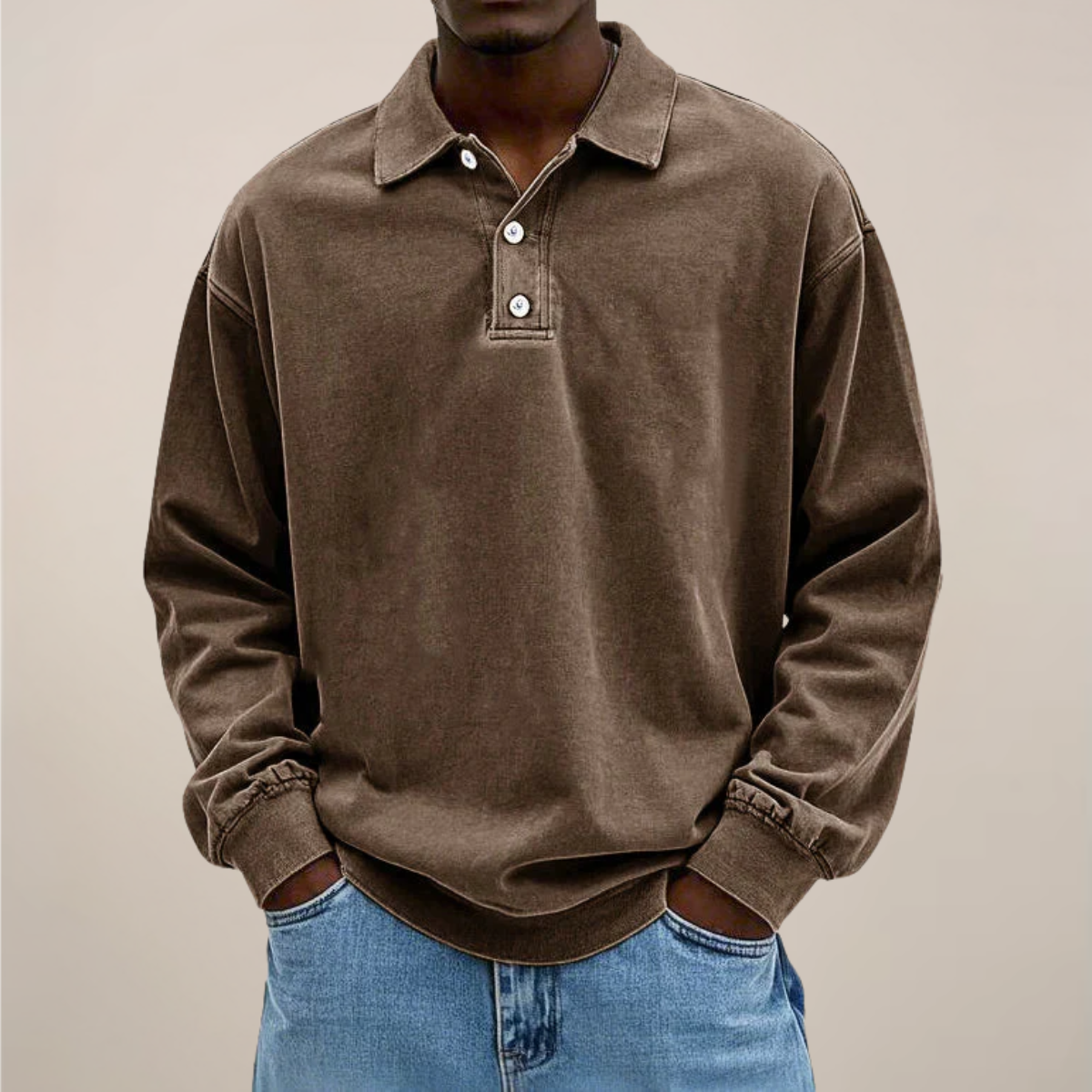 Declan | Men’s Long Sleeve Polo Shirt