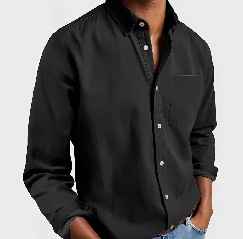 Men's Regular Fit Button-Up Shirt — view 5