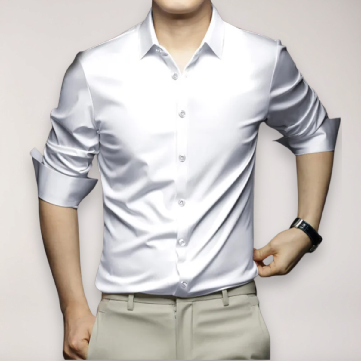 Tomasz | Men’s Casual Long Sleeve Dress Shirt