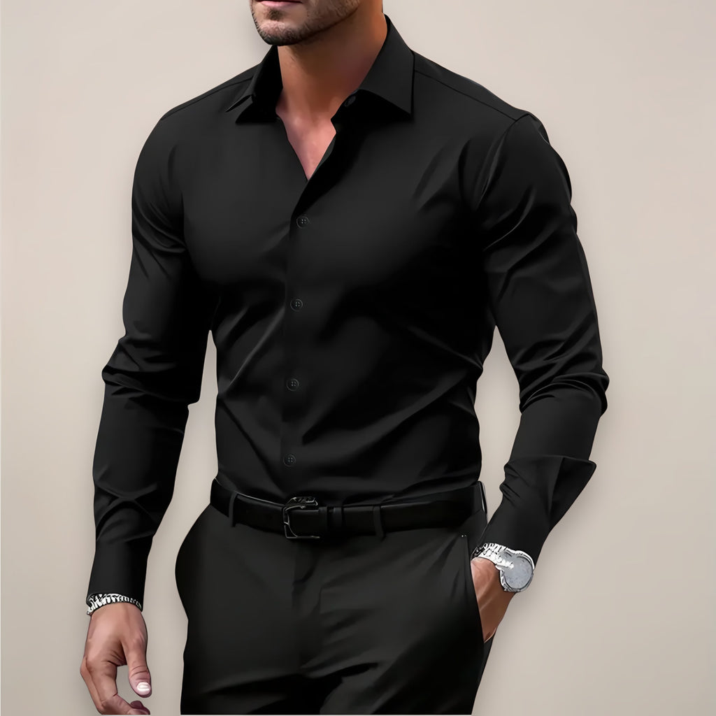 Men's Long Sleeve Button-Down Shirt — view 9