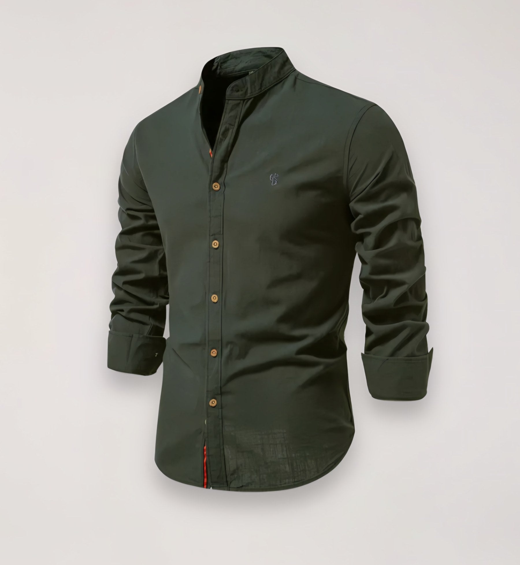 Men's Stand Collar Shirt — view 16