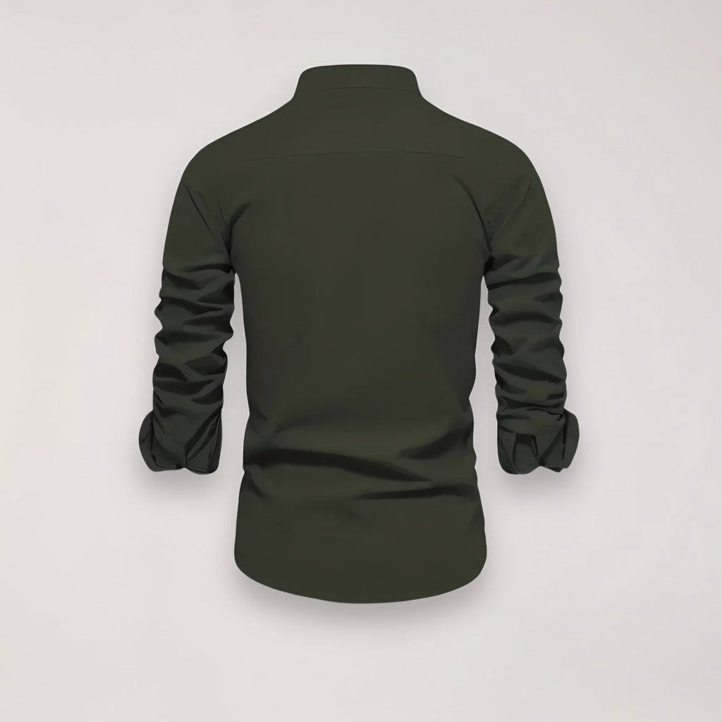 Men's Stand Collar Shirt — view 15