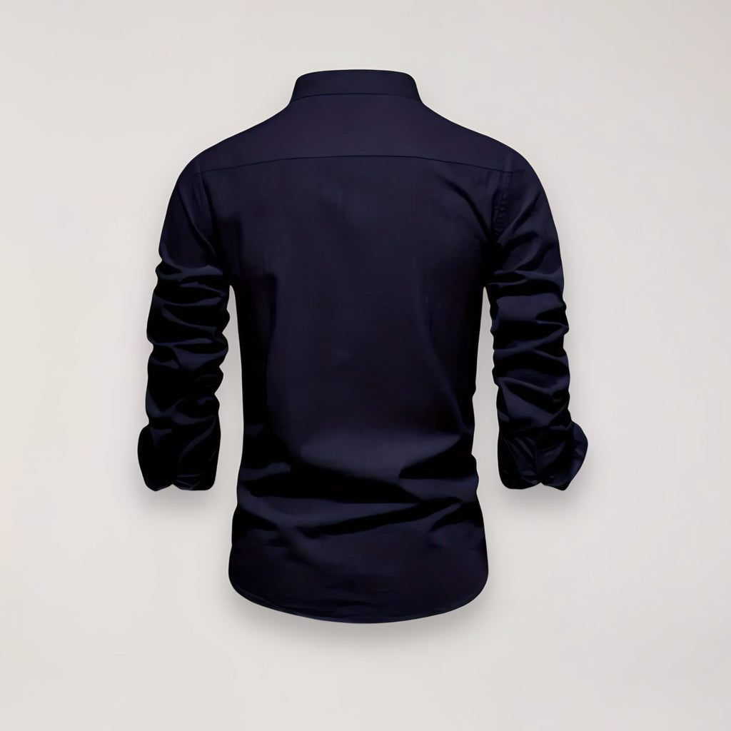 Men's Stand Collar Shirt — view 8