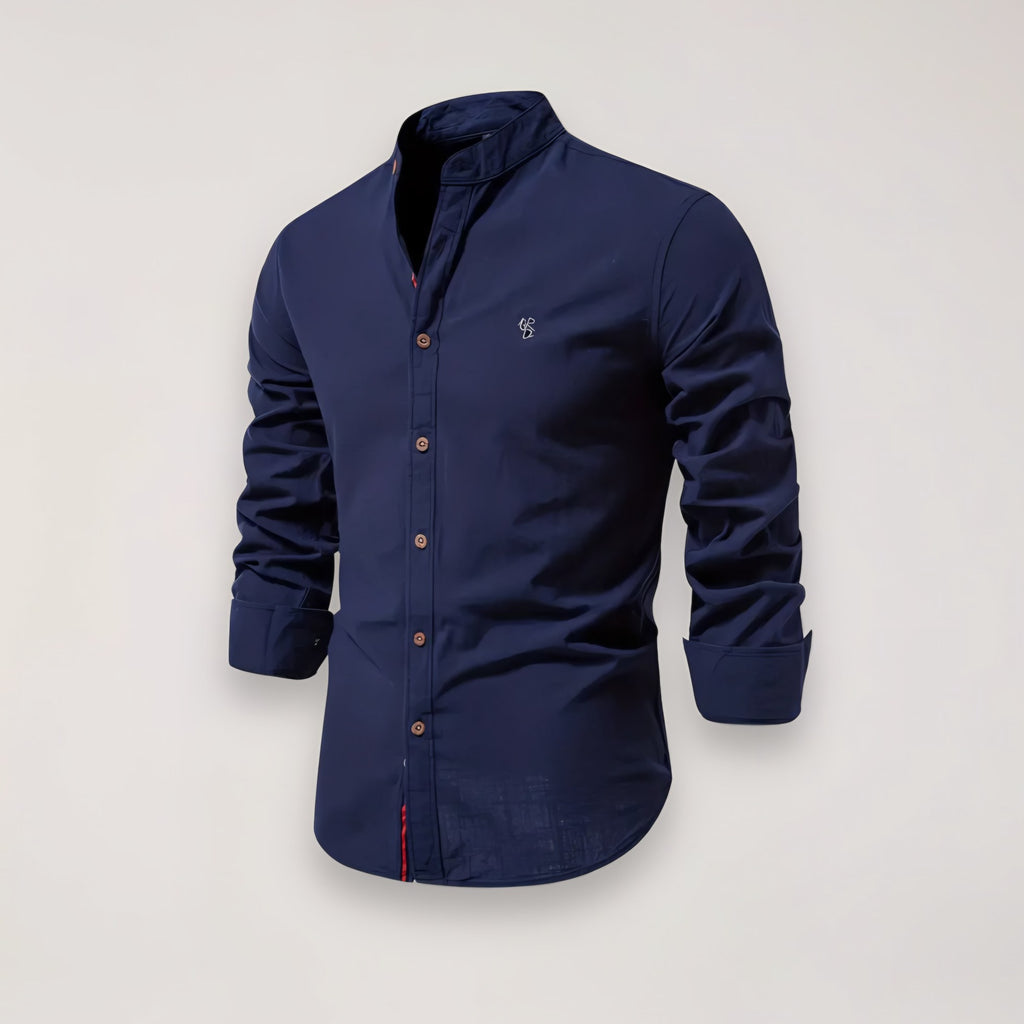 Men's Stand Collar Shirt — view 7