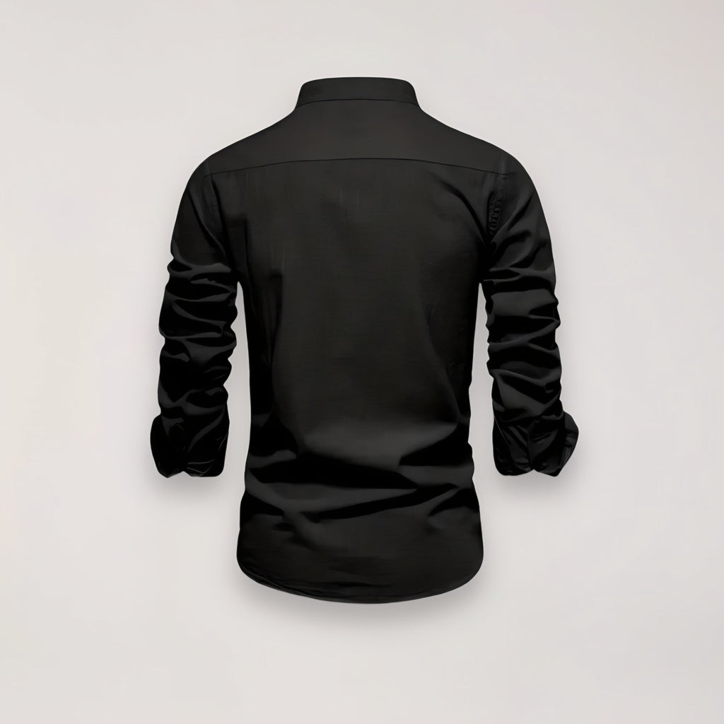 Men's Stand Collar Shirt — view 14