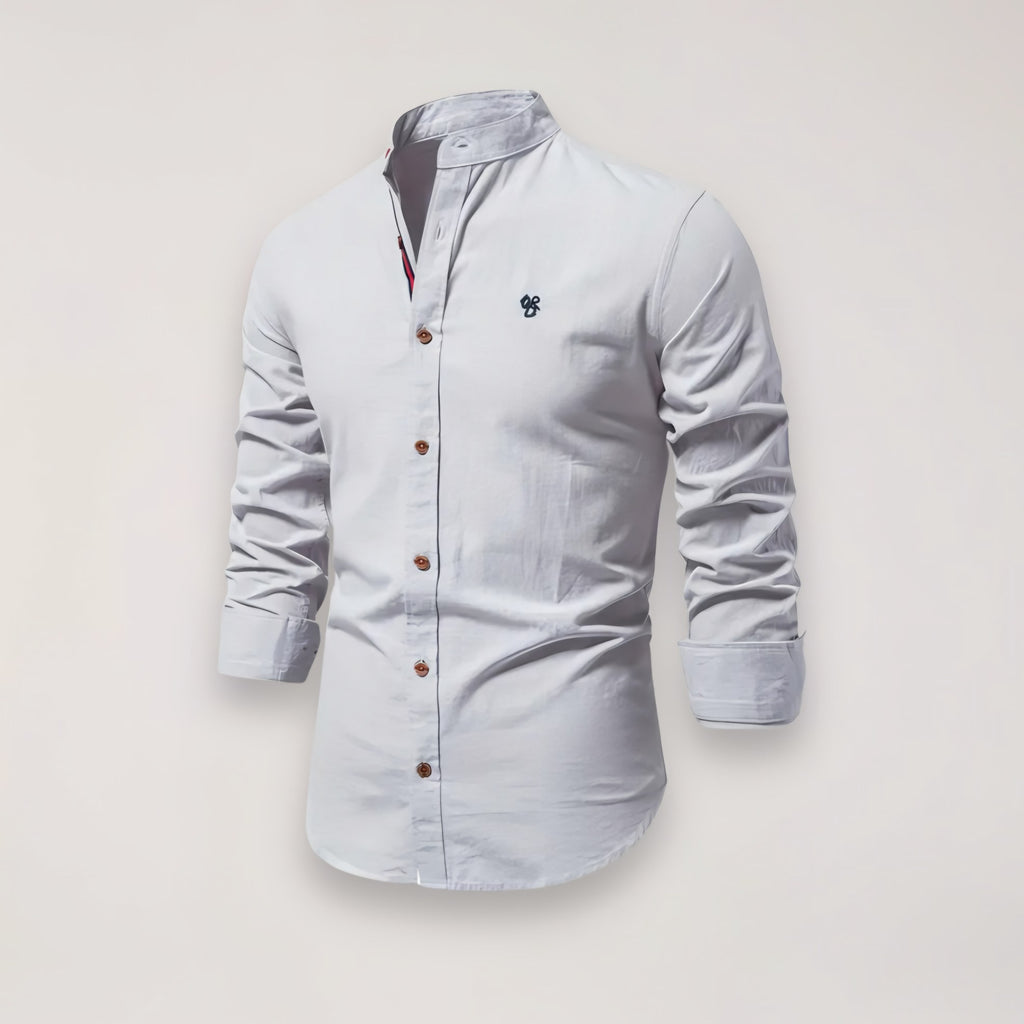 Men's Stand Collar Shirt — view 9