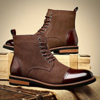 Damian | Men’s Two-Tone Hybrid Dress Boots