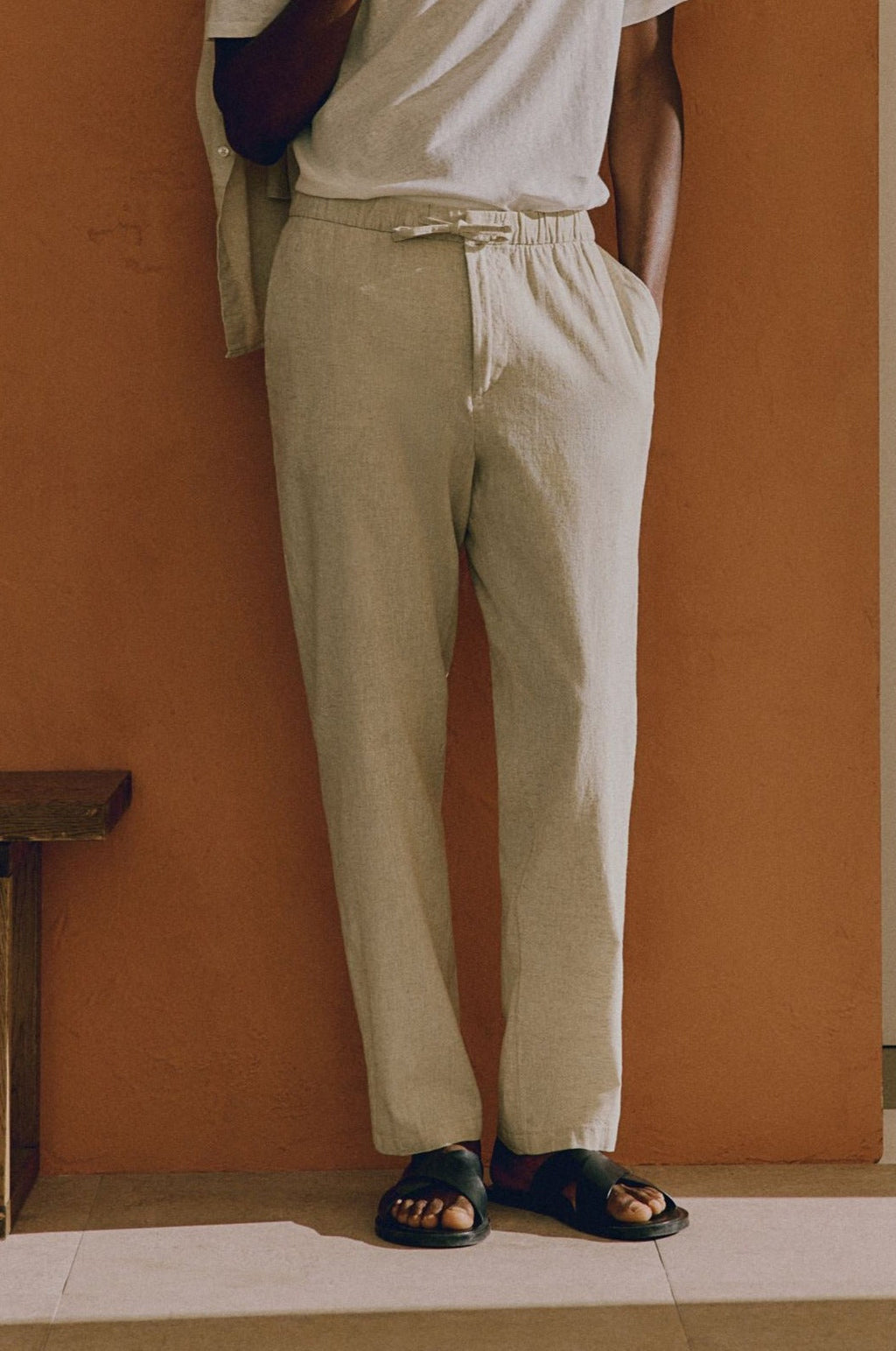 Finley | Men’s Flat-Front Drawstring Trousers